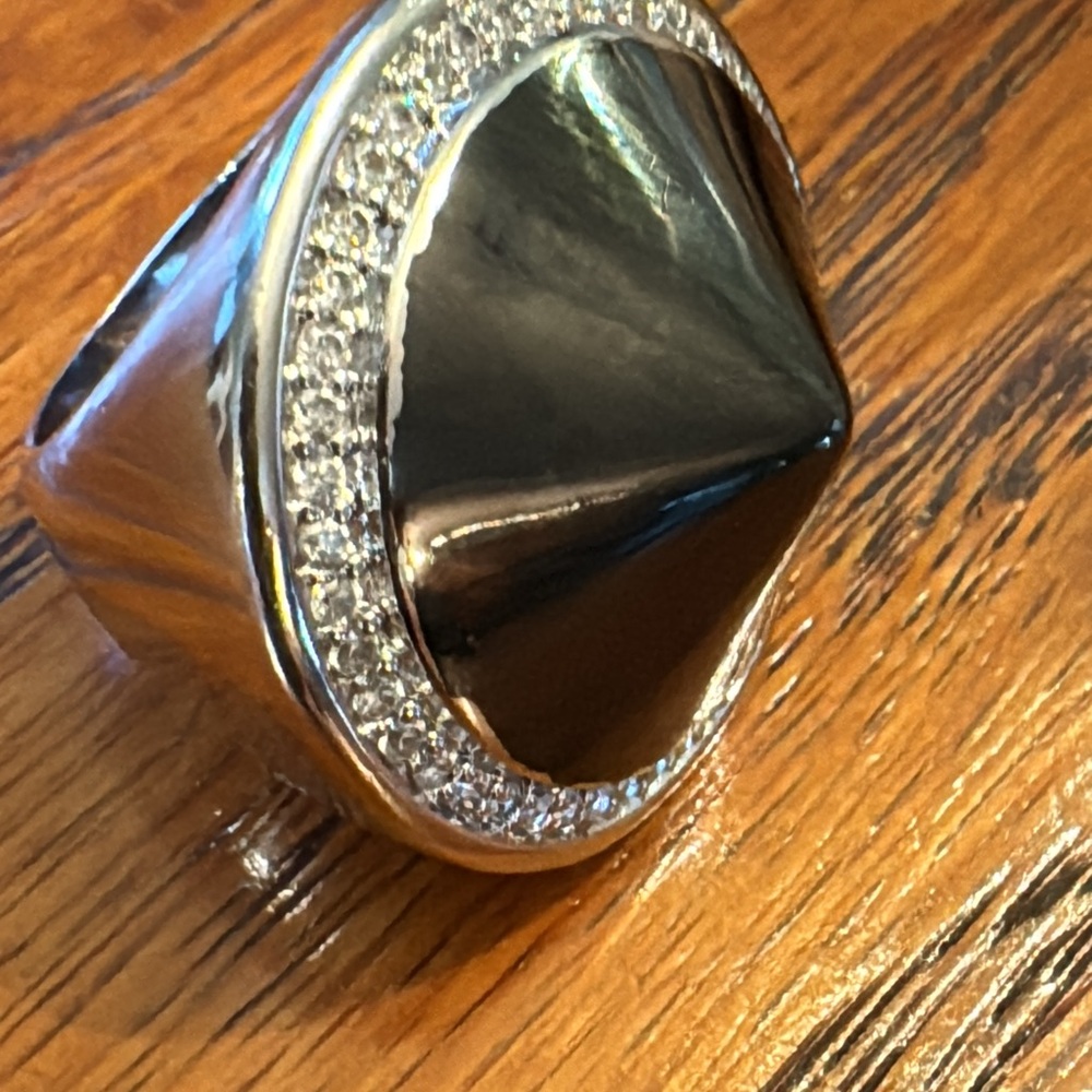 nOIr Cone pyramid ring new without tags - Picture 2 of 13